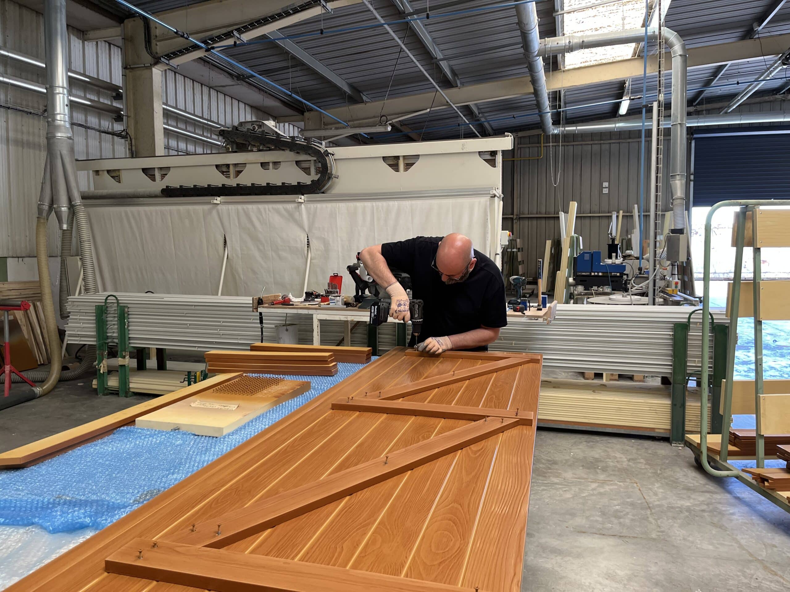 Fabrication sur mesure volet composite